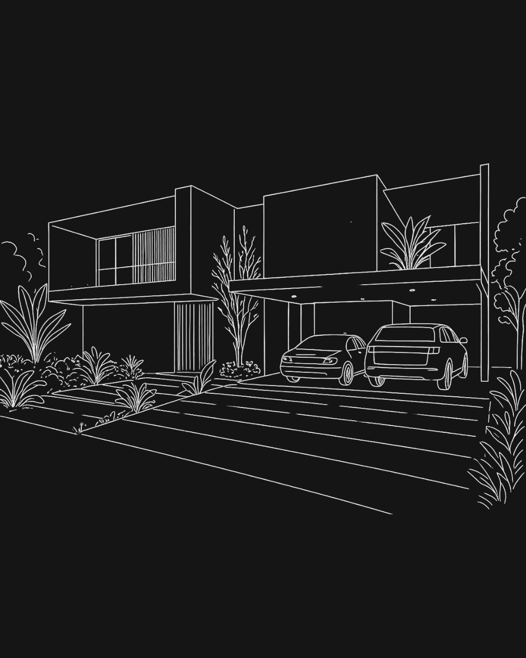 Ilustración de fachada de obra Rodzec Arquitectura