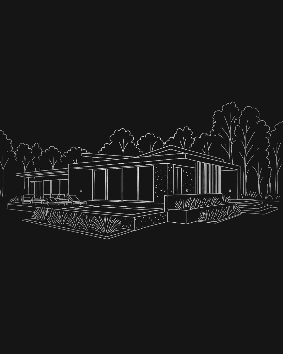 Ilustración de fachada de obra Rodzec Arquitectura